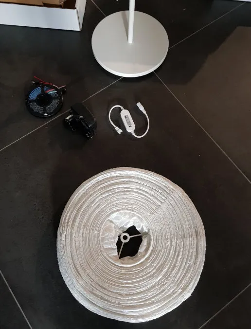 All the parts used for this build