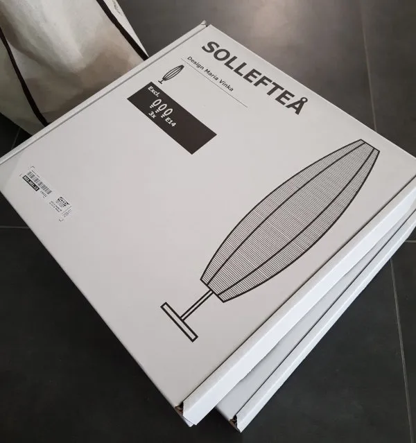 IKEA lamp packaging
